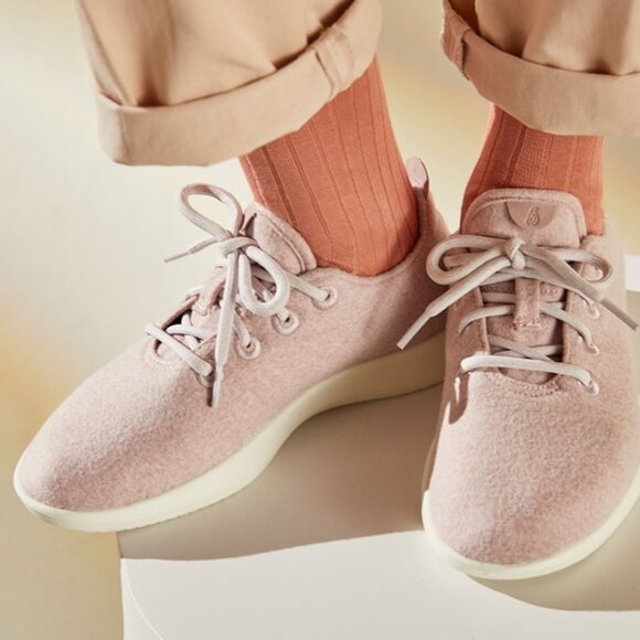 Allbirds - Women's 9 Wool Runner Sneakers - Limited "Tuke French Fry" Blush 9 39 - Picture 8 of 10